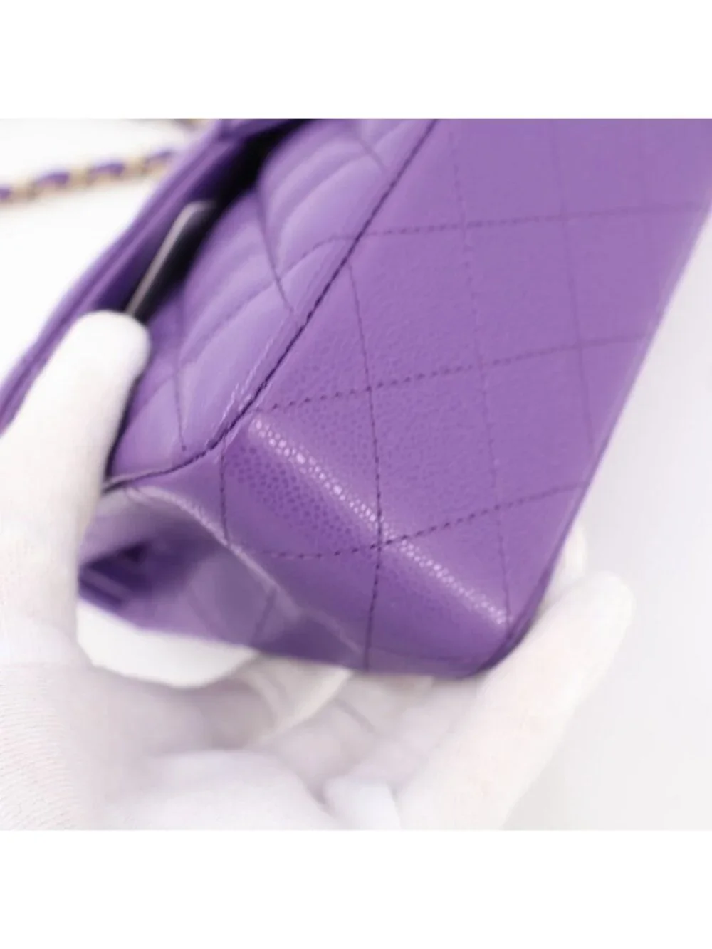 Chanel Cabiskin Quilted Chain Shoulder Bag